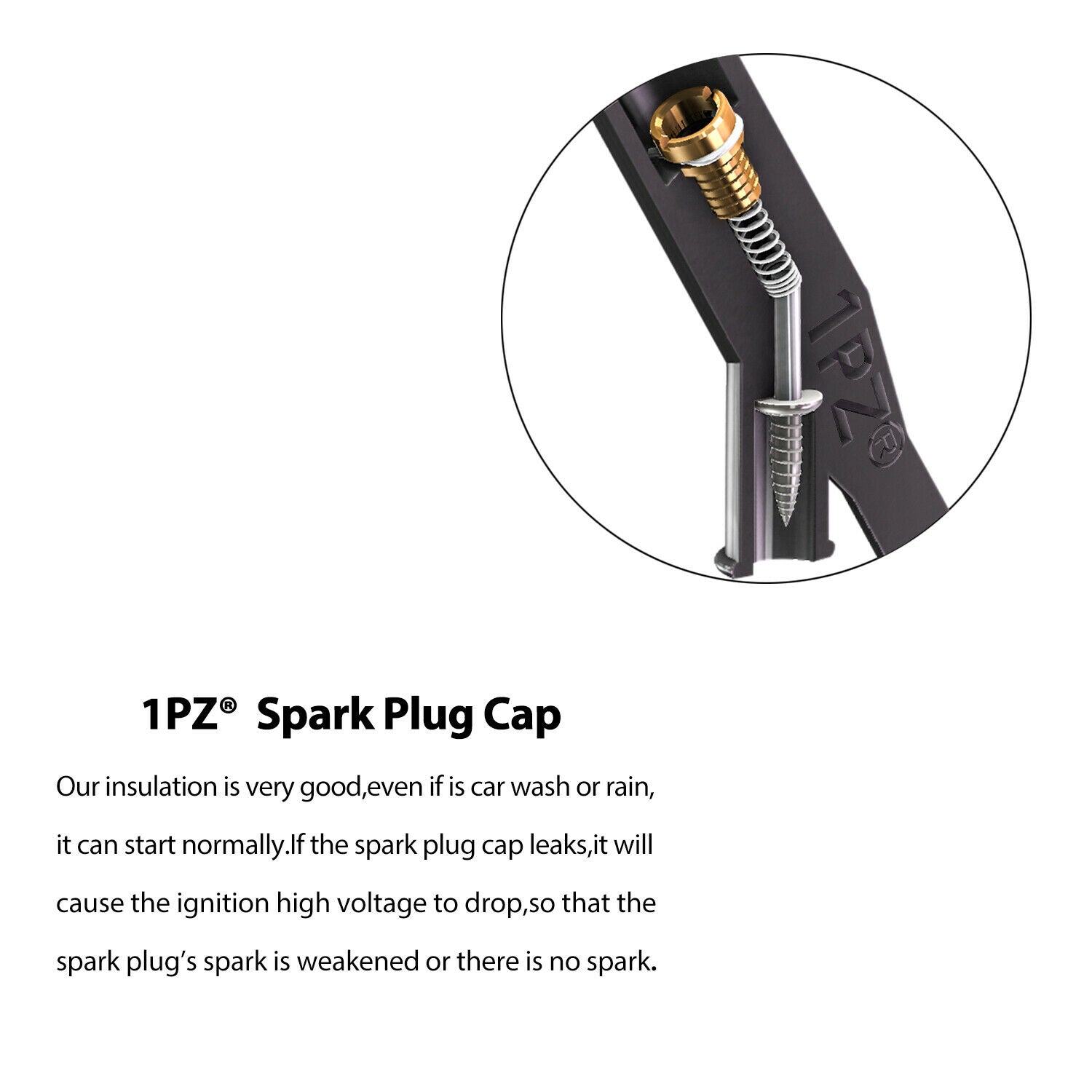 1PZ Ignition Coil with Spark Plug for Predator 420cc 5000W 6500W 7000W 8750W Gas Generator Engine