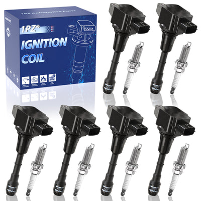 Sets of 6 Ignition Coil Pack UF550 and Iridium Spark Plugs 1406