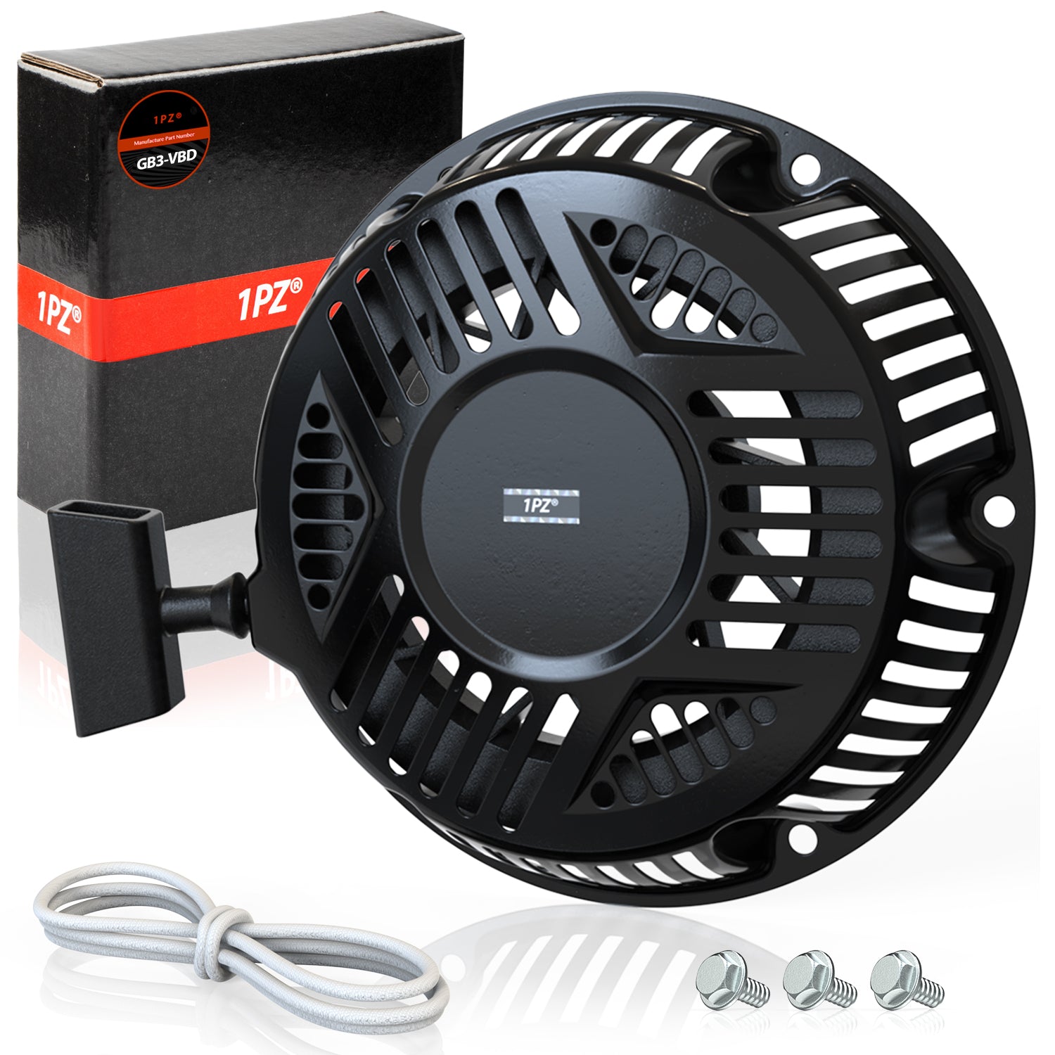797747 Recoil Starter Pull Start Assembly 13.5hp 2100 Series Black 6 Holes