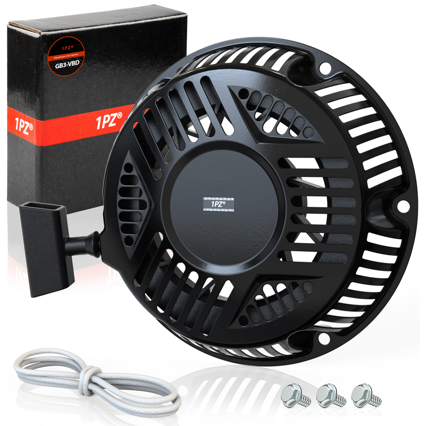 797747 Recoil Starter Pull Start Assembly 13.5hp 2100 Series Black 6 Holes
