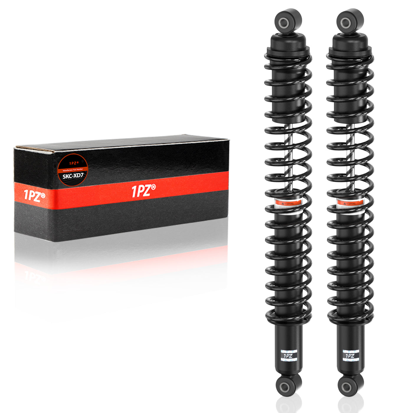 Load Adjusting Rear Shocks With Coil Springs Gas Charged – 1PZ® Brand