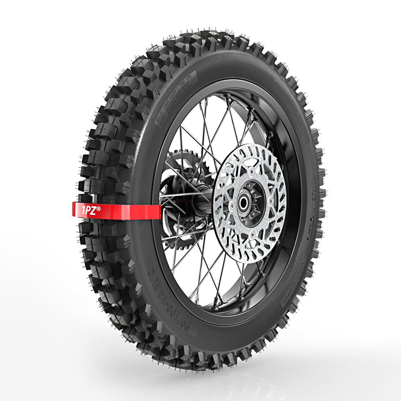 12mm Axle 14" Rear Wheel Rim Tire 90/100-14 Tire