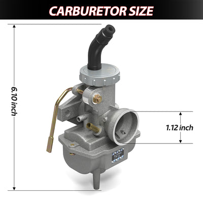 PZ20 Carburetor Kit Replacement for Kazuma Baja 50cc 70cc 90cc 110cc 125cc Honda CRF70F XR80 TaoTao 110B NST SunL Chinese Quad 4 Stroke ATV 4 Wheeler Go Kart Dirt Bike