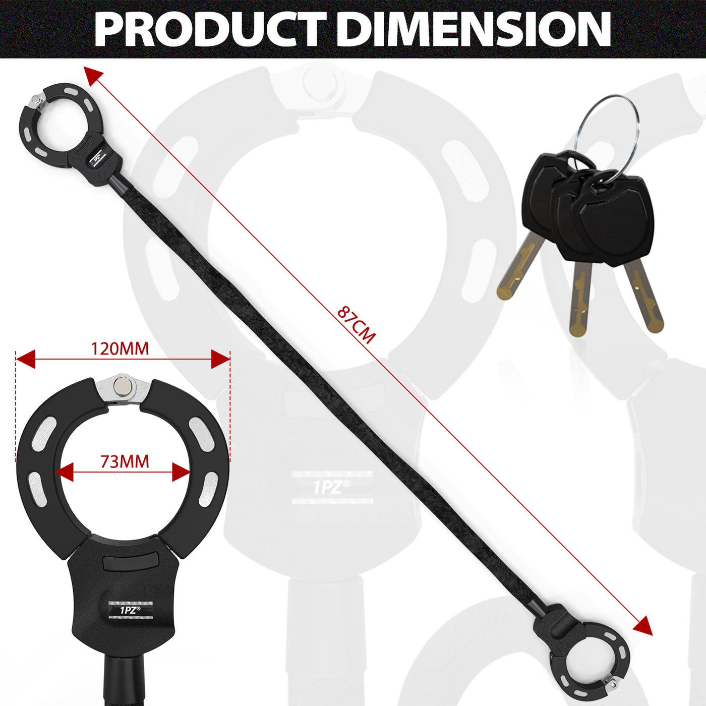 Scooter Locks Anti Theft Bike Chain Lock Best Electric Scooter Lock