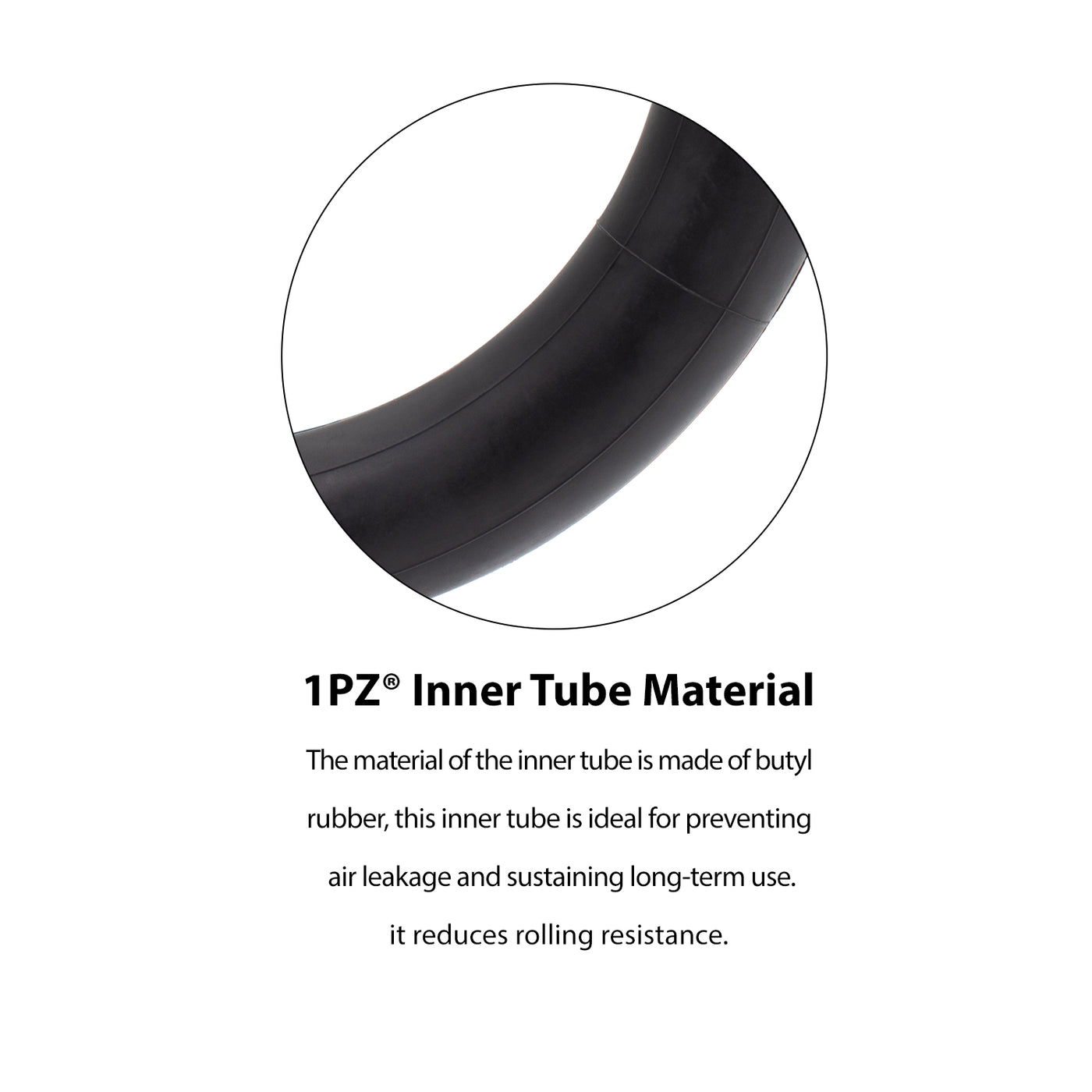 2-Pack Heavy-Duty 90° Valve 10x2 / 10x2.125 Inner Tube for 2-Wheel Self Balancing Electric Scooter Kid Bike