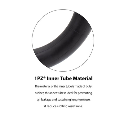 2-Pack Heavy-Duty 90° Valve 10x2 / 10x2.125 Inner Tube for 2-Wheel Self Balancing Electric Scooter Kid Bike
