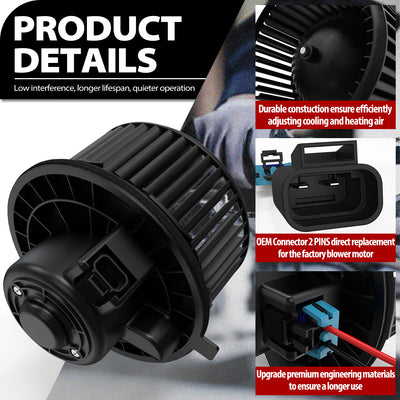 Blower Motor 22741027 for Chevy Silverado Suburban Avalanche
