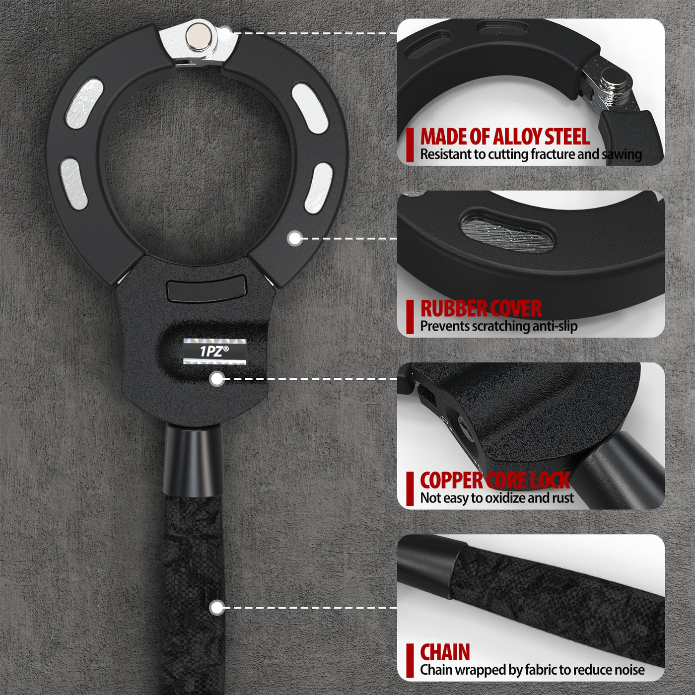 Scooter Locks Anti Theft Bike Chain Lock Best Electric Scooter Lock