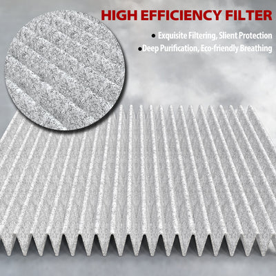 Cabin Air Filter with Activated Carbon Replace# CP132, CF10132, 87139-06030