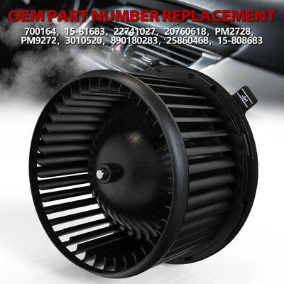 Blower Motor 22741027 for Chevy Silverado Suburban Avalanche