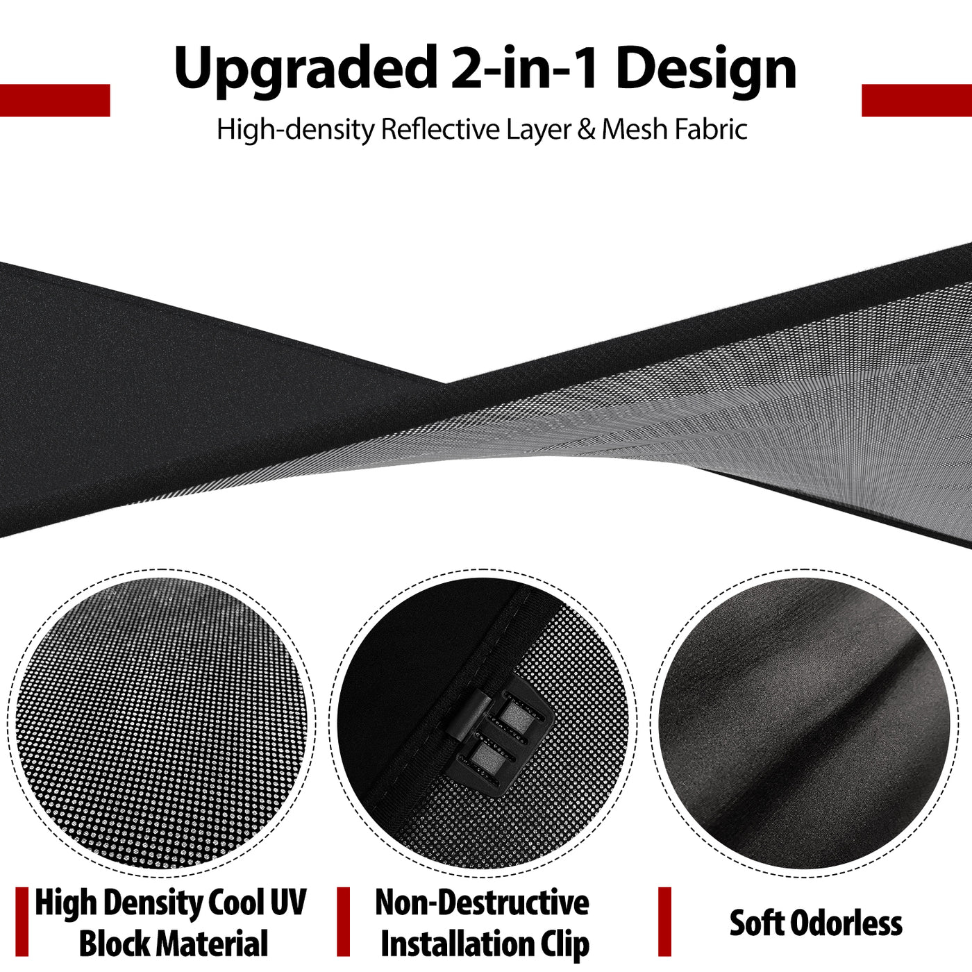 Roof Sunshade for Tesla Model Y Accessories 2020-2023 Visor Sunroof Reflector 2PCS