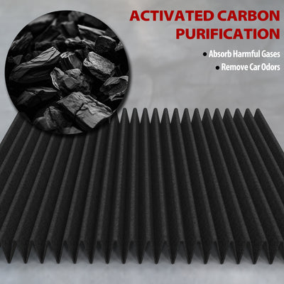 Cabin Air Filter with Activated Carbon Replace# CP132, CF10132, 87139-06030