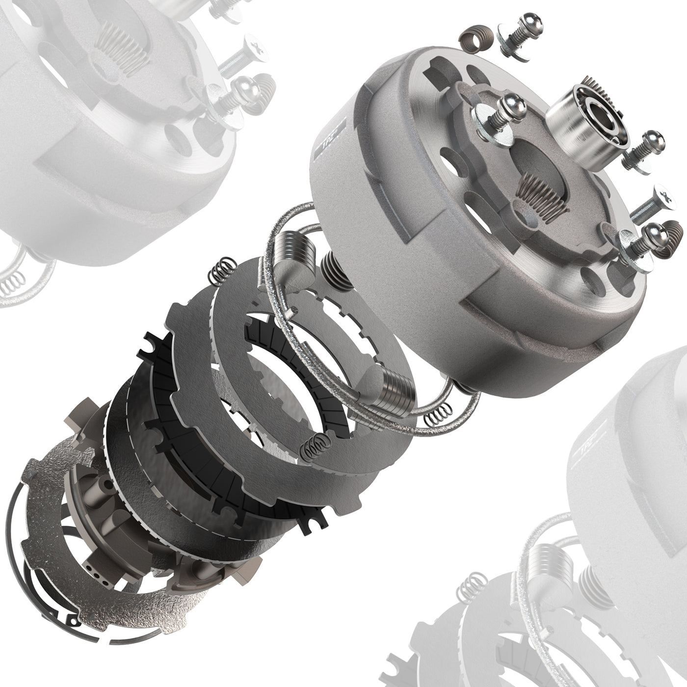 18 Teeth Clutch Assembly for Semi Auto 50cc-125cc Engine Dirt Bikes ATV Go-Kart Taotao