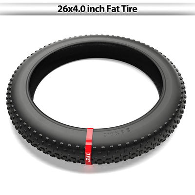 Fat Bike Tire 20x4.0/26x4.0 inch All-Terrain Folding MTB Bicycle Tire