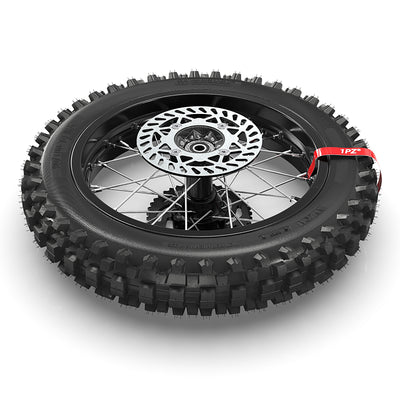 12mm Axle 14" Rear Wheel Rim Tire 90/100-14 Tire