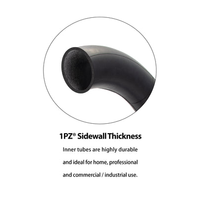2-Pack Heavy-Duty 90° Valve 10x2 / 10x2.125 Inner Tube for 2-Wheel Self Balancing Electric Scooter Kid Bike