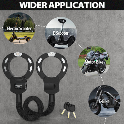 Scooter Locks Anti Theft Bike Chain Lock Best Electric Scooter Lock