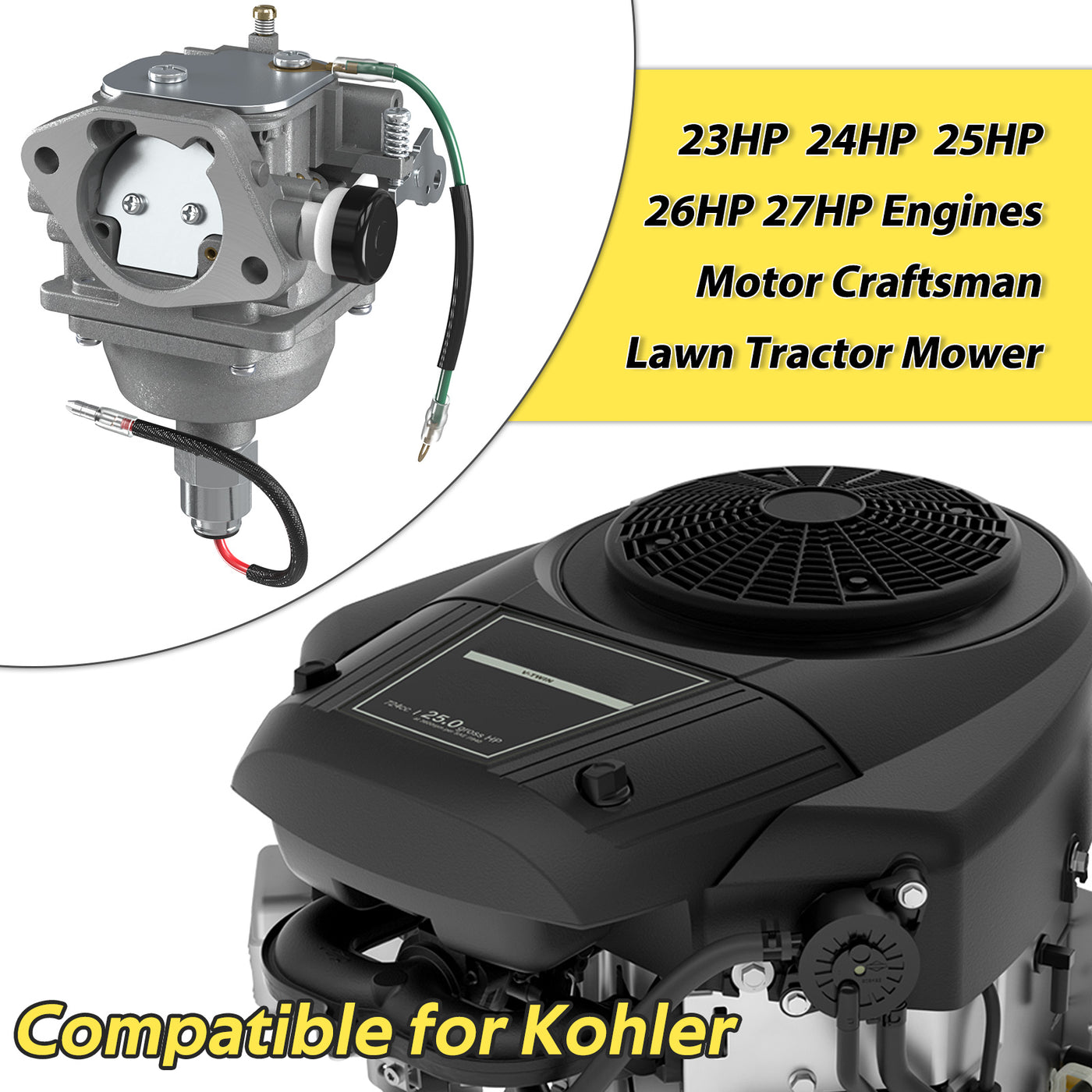 Carburetor Carb for Kohler Motor Courage 22HP-27HP Engine