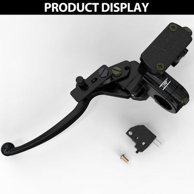 7/8" 22mm Universal Left Brake Lever Master Cylinder for Motorcycle ATV Quad Moped Pit Dirt Bike