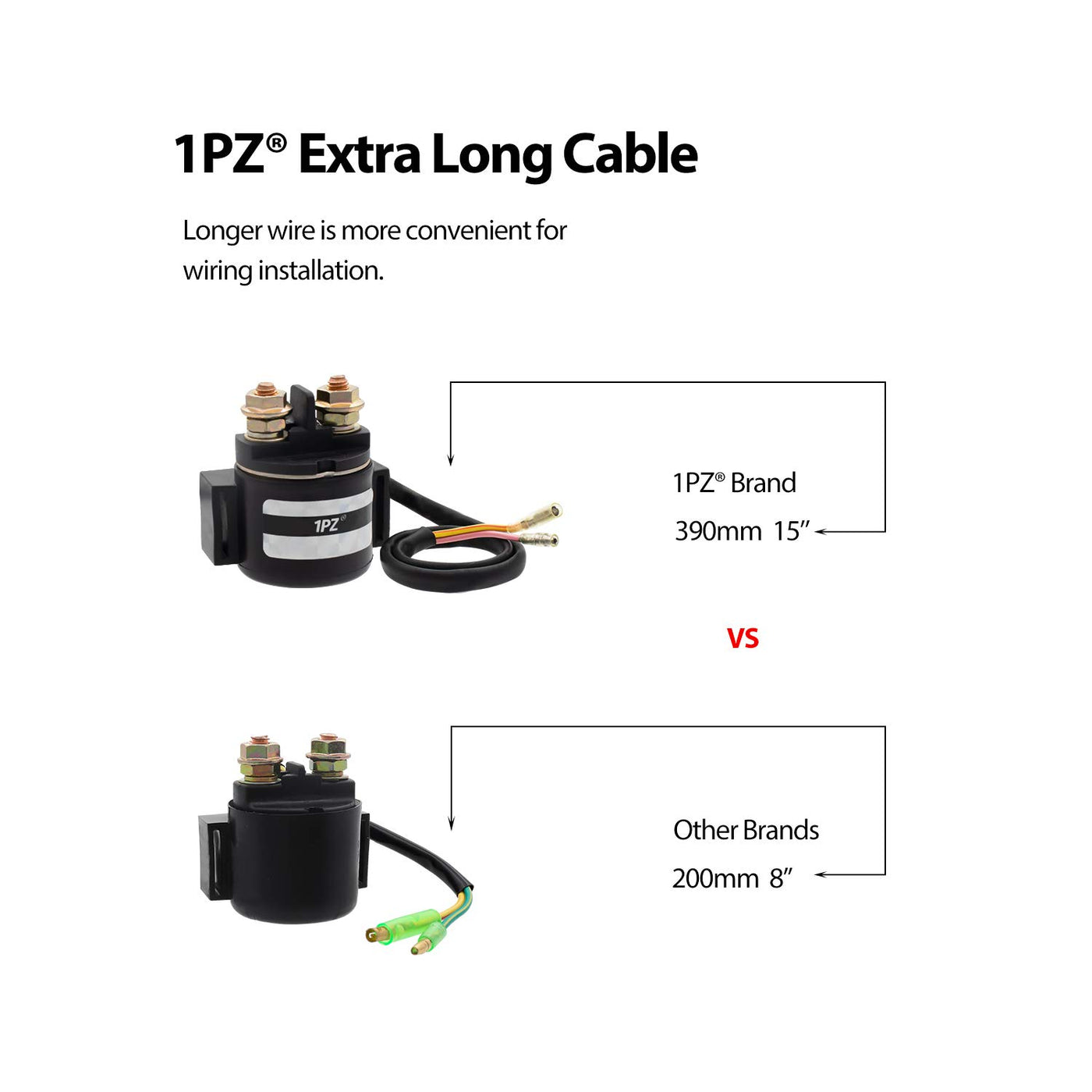 Premium Starter Solenoid Relay for Honda Fourtrax Sportrax TRX300EX TRX400EX 2x4 35850-HM3-000