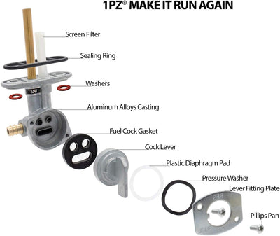 21V-24500-20-00 Fuel Valve Petcock Shut Off Kit