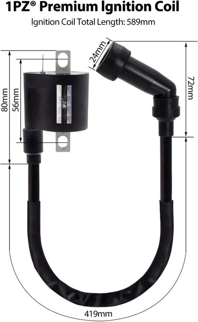 Ignition Coil Spark Plug For Polaris ATV Trail Boss 325 330 2003-2013