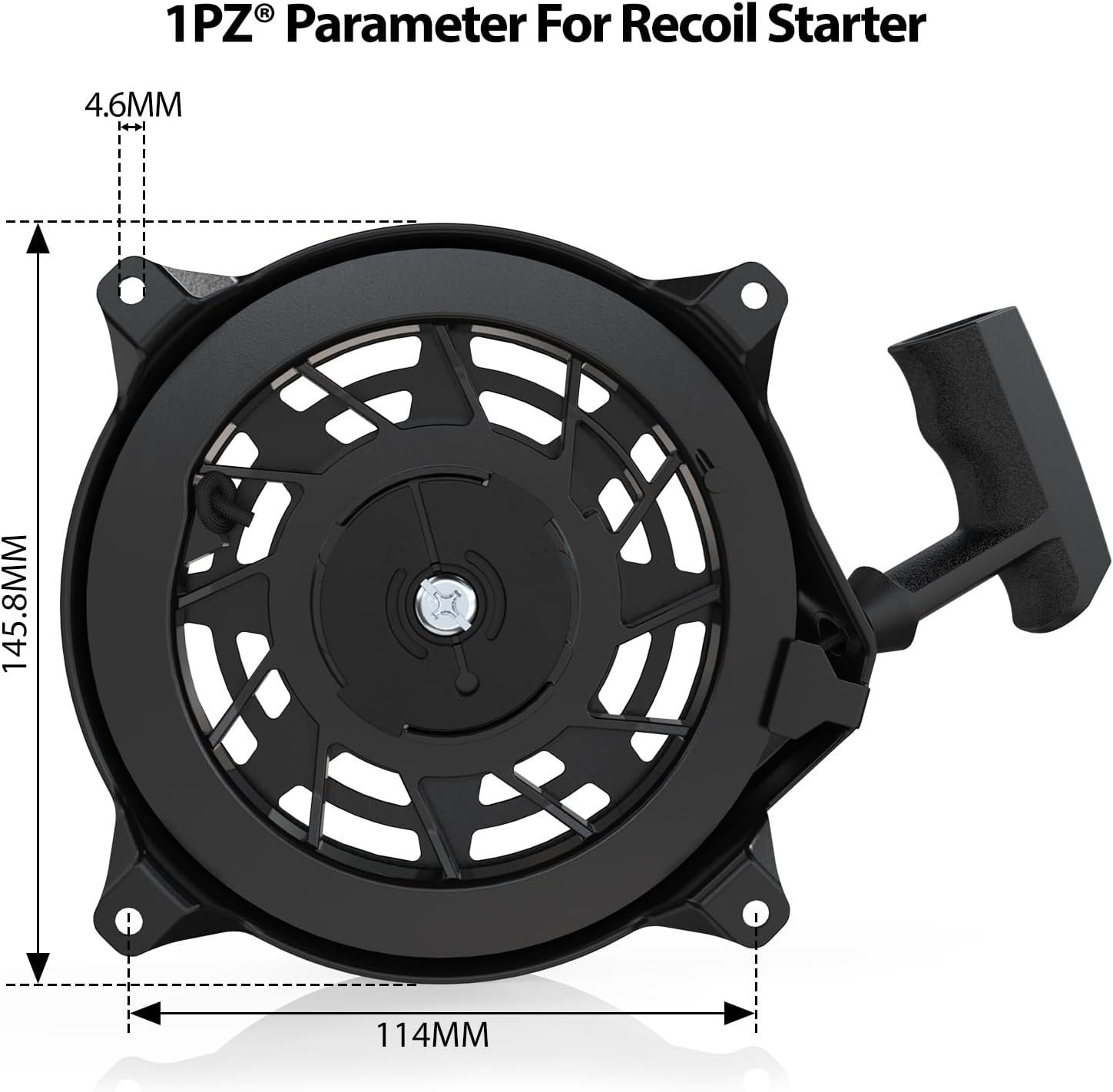 1PZ Recoil Starter Pull Start Replacement for Briggs and Stratton 497680 498144 Oregon 31-068 Rotary 12368 Lawnmower