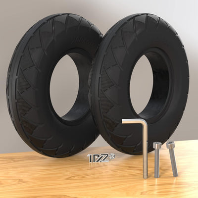 200x50 (8"x2") Solid Tire for Razor E100 E150 E175 E200 Gas Scooter, Schwinn, Bladez, Mongoose, Dune Buggy, ePunk, Crazy Cart, PowerRider 360, eSpark (2 Set)