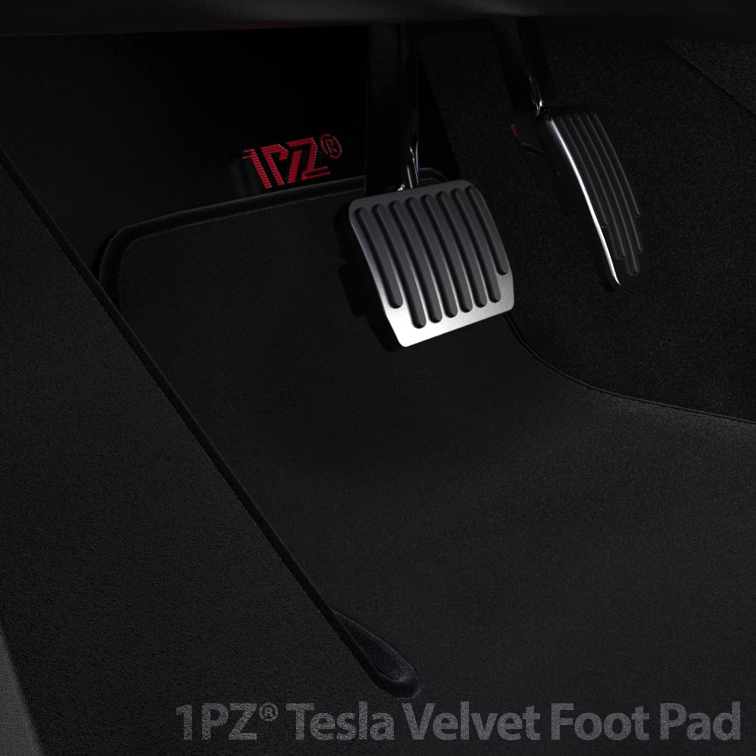 1PZ Black Carpet Floor Mats Replacement for Tesla Model Y 2021-2023 Front & 2nd Seat All Weather Heavy Duty Protection