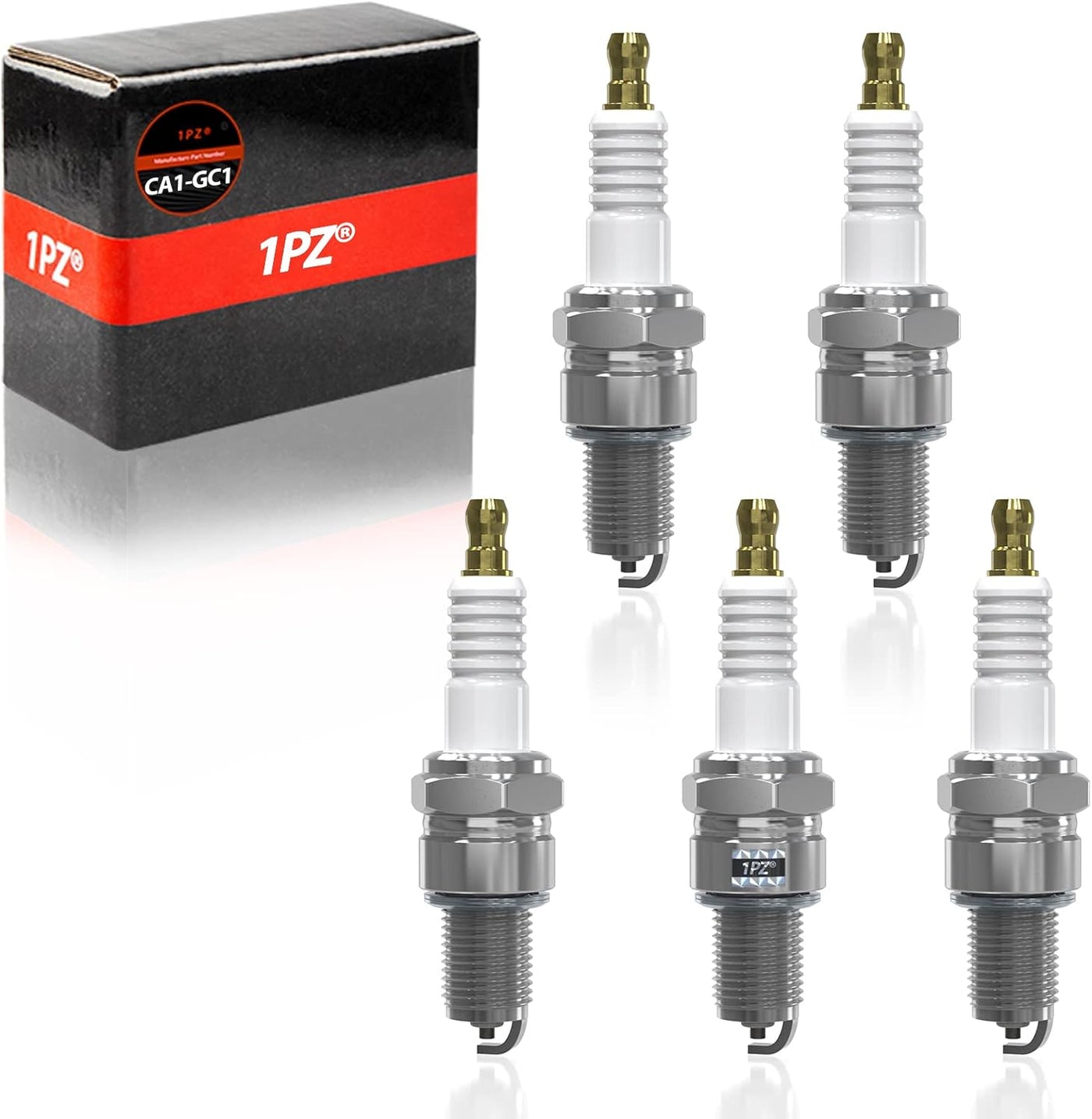 Torch F6RTC Spark Plug for Mowers Snow Blowers Splitters Tillers(5 Pack)