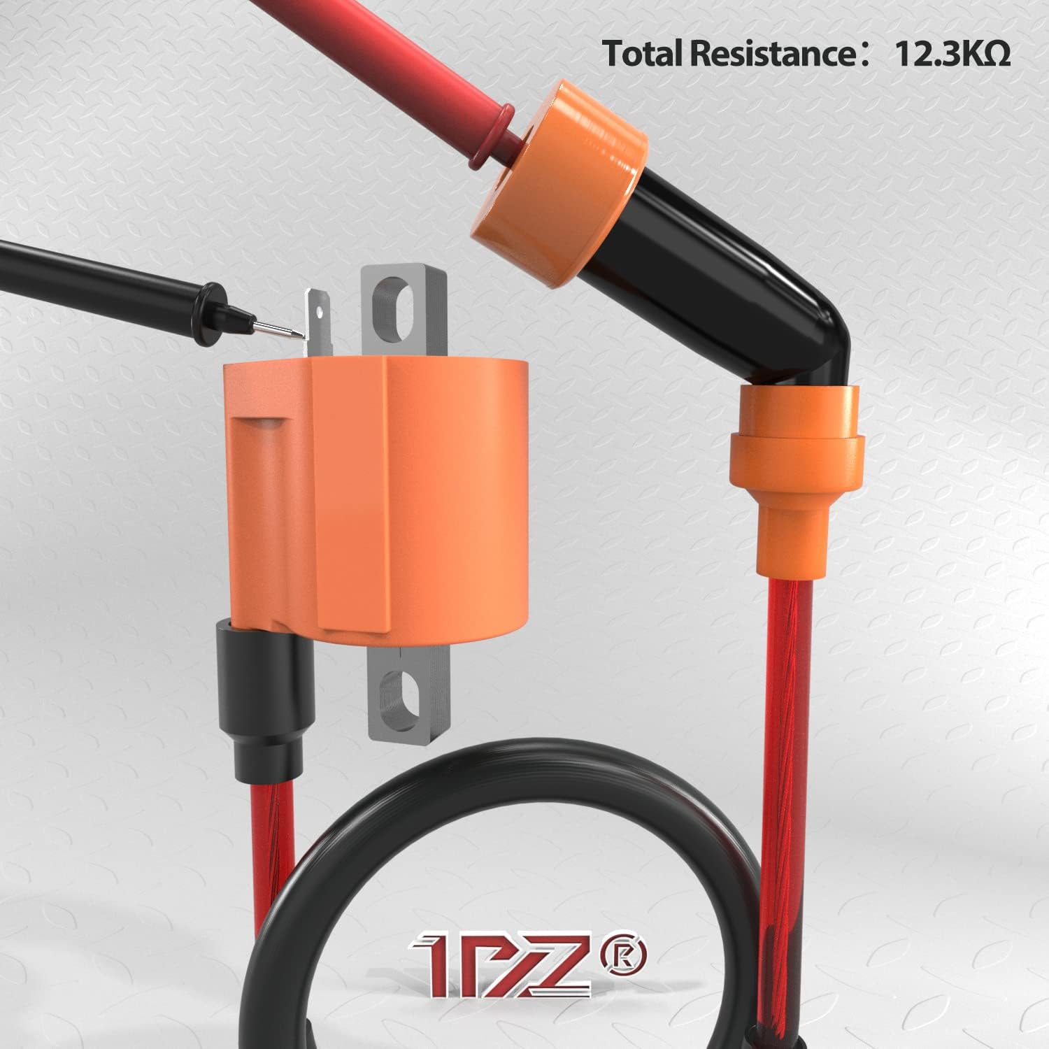 1PZ Ignition Coil Spark Plug CDI Box Replacement for SUZUKI Quadrunner 250 1988-2002 Quadrunner 4WD 1987-1993 King Quad 300 1995-2002 Compatible with 32900-19B40 32900-19B50 3530-011 3530-024