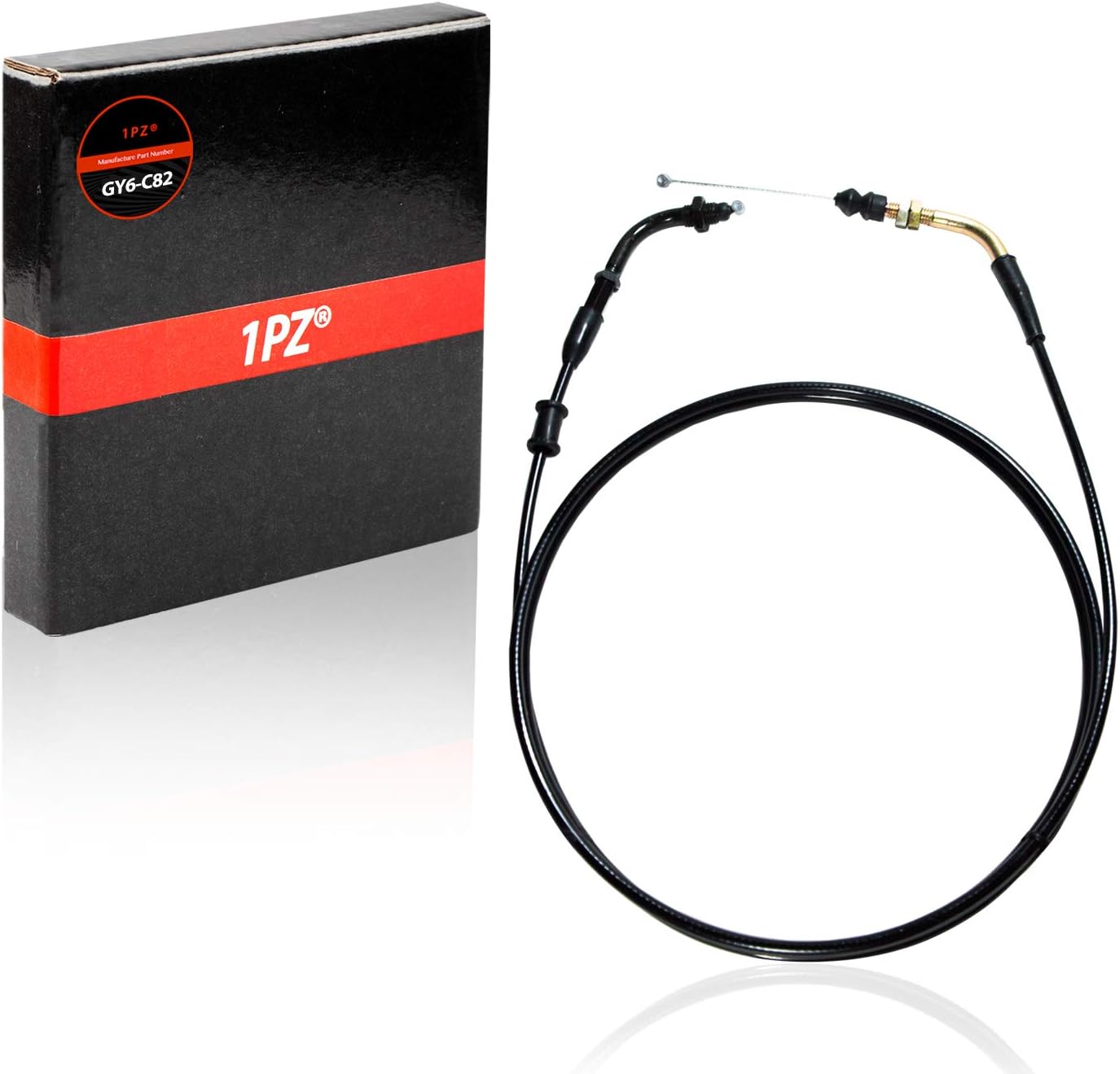 1PZ Universal 74" - 78" Throttle Cable for GY6 50cc 125cc 150cc 139QMB Scooter Motorcycle Moped ATV Baja TaoTao Jonway Lifan