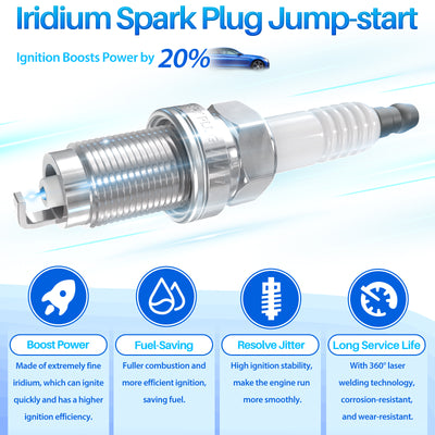 Sets of 6 Ignition Coil Pack UF242 and Iridium Spark Plugs 3657