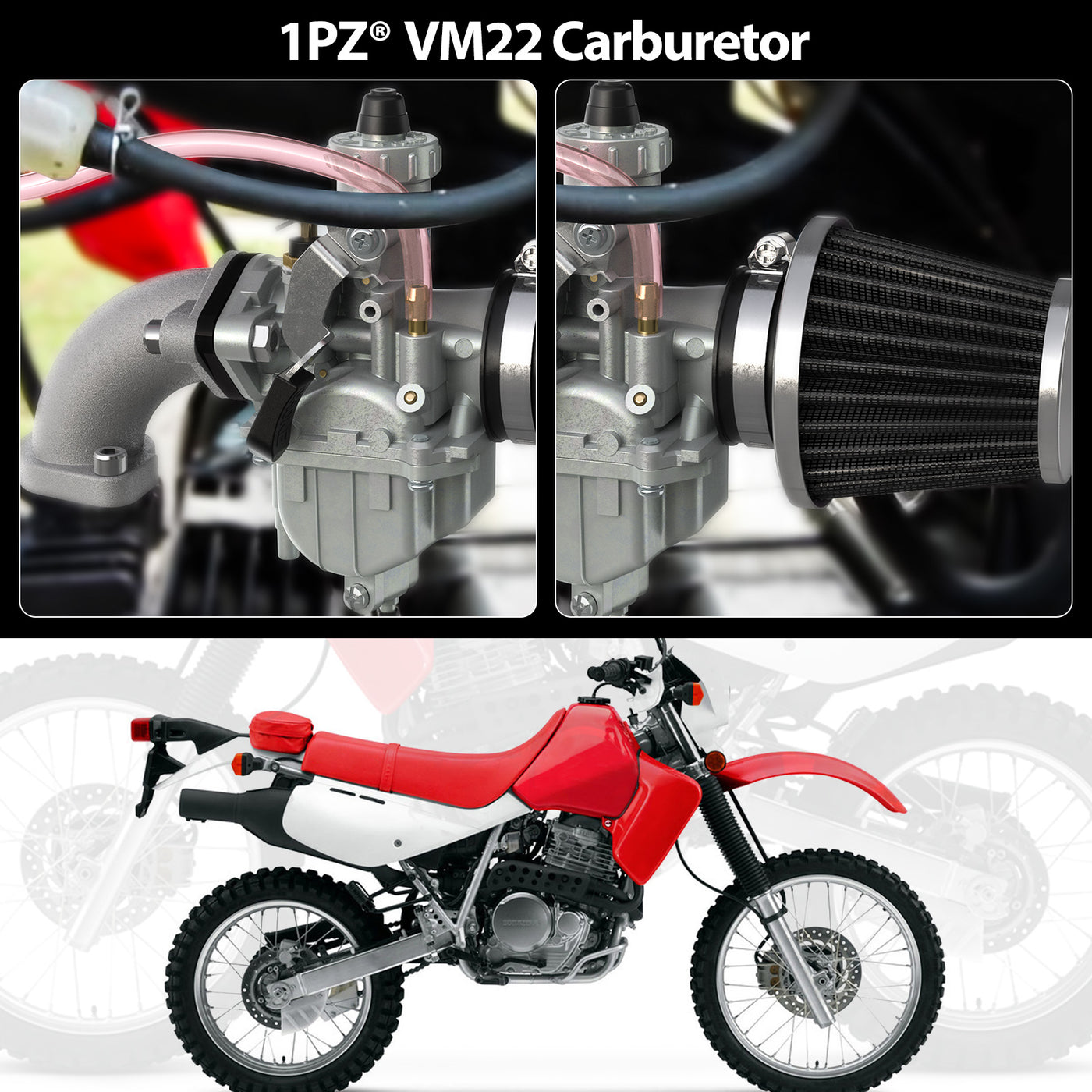 VM22 26mm Carburetor Carb Mikuni 110cc 125cc 140cc Lifan Apollo XR CRF KLX SSR