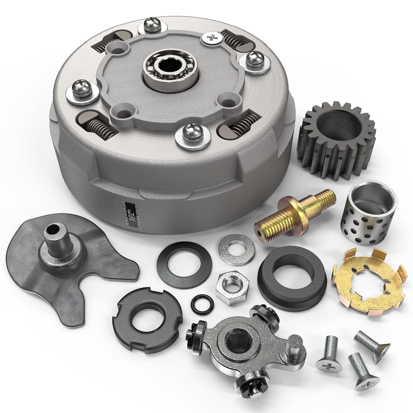 18 Teeth Clutch Assembly for Semi Auto 50cc-125cc Engine Dirt Bikes ATV Go-Kart Taotao