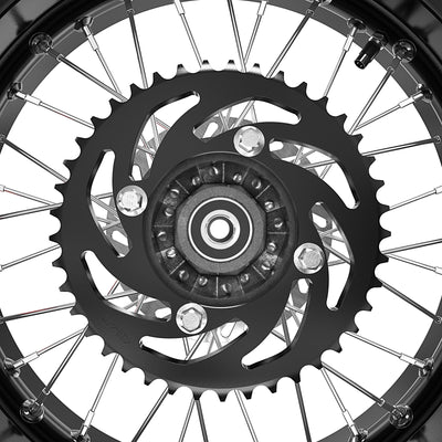 12mm Axle 14" Rear Wheel Rim Tire 90/100-14 Tire