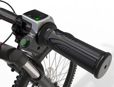 36V Throttle Grip Waterproof LCD Display Handle Twist Grip Clamp for Electric Bike Scooter