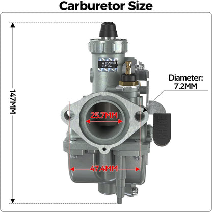 1PZ BA5-V03 VM22 Carburetor Carb Replacement for Non Hemi Predator 212cc Coleman CT200U CT200U-EX BT200X KT196 GX160 GX200 Engine Baja Warrior MB200 196cc Mini Bike Go Kart Parts