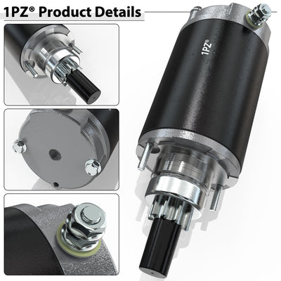 1PZ Electrical Starter Replacement for Kohler 18HP KT17 KT19 M18 MV16S MV17 MV18 Cub Cadet Garden Lawn Tractor 410-21008 1770540 1819040 1819040-M030SM 5213140-M030SM 5666240-M030SM