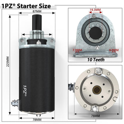 Starter Motor for Kawasaki Cub Cadet New Holland Toro 15-28HP