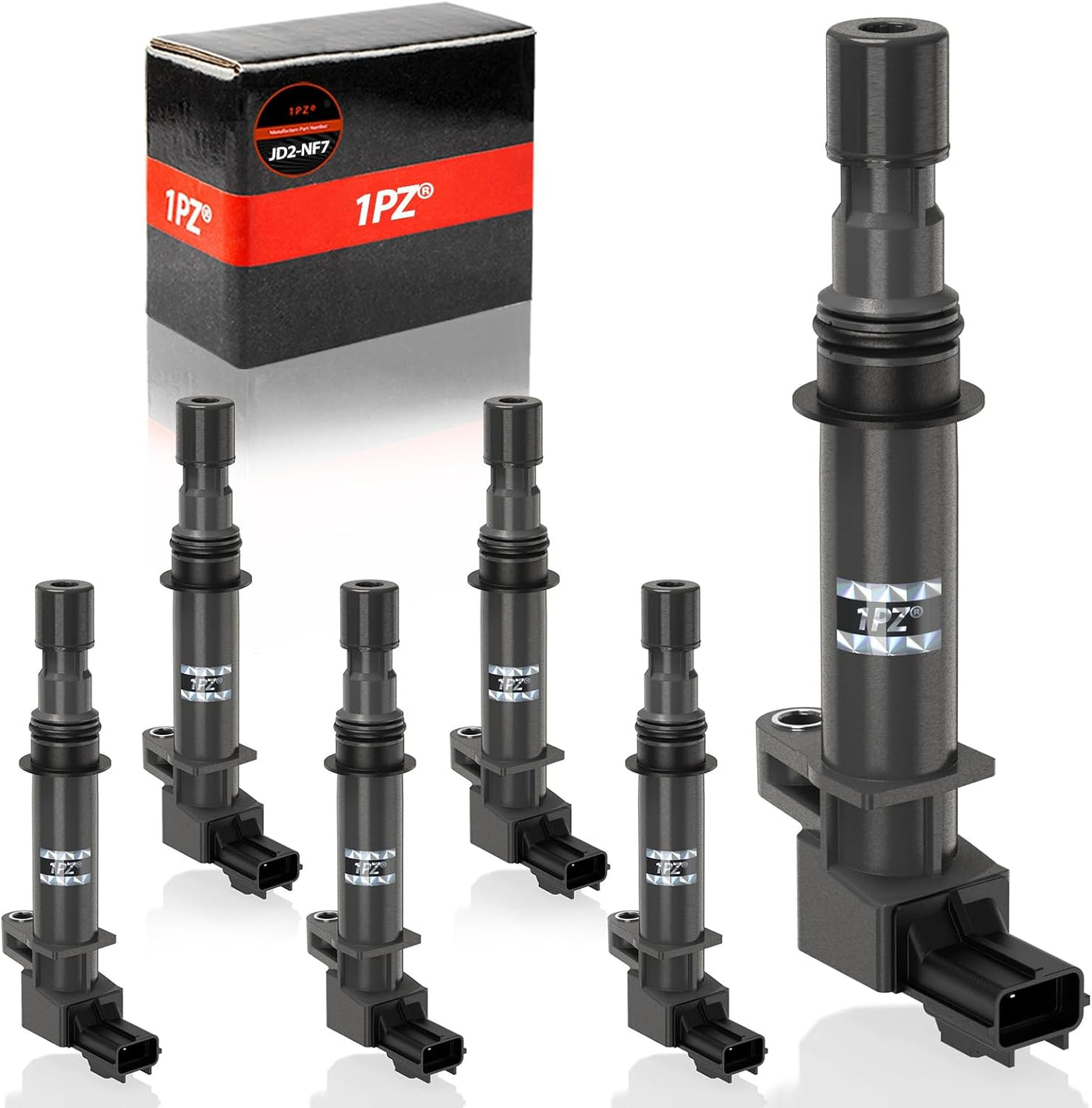 Set of 6 Ignition Coil Pack for Jeep Dodge Ram Mitsubishi Cherokee Liberty Commander Dakota Durango Nitro 1500 3.7L 4.7L V6