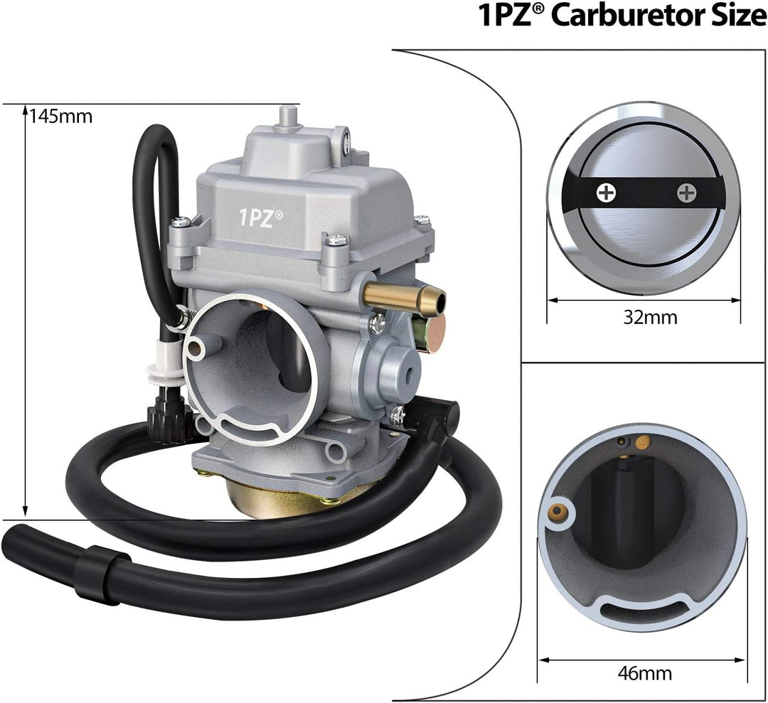 1PZ Carburetor for Suzuki Eiger 400 LTF400/LTA400 (2002鈥?