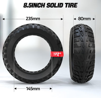 10x2.70-6.5 Solid Tire 70/65-6.5 Tire for Segway Max G30 G2 Gotrax G MAX Electric Scooter Wheels