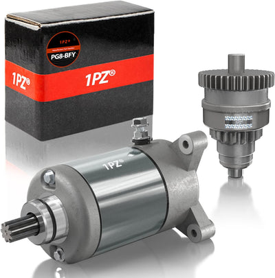 1PZ Starter Motor & Drive Bendix Replacement for Polaris Sportsman 335 400 500 Magnum 325 330 425 500 Ranger 400 425 500 Ranger Crew 500 Scrambler 500 Trail Boss 325 330 Big Boss 500 ATV & UTV