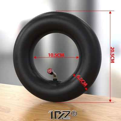 2.80/2.50-4" Tire & Inner Tube with TR87 Bent Valve Stem for Utility Cart Dolly Hand Truck Wheelbarrows Trolly Lawn Mowers (2 Set)