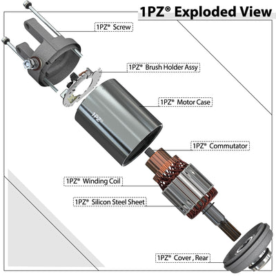 1PZ Starter Motor Replacement for Honda Big Red ATC250ES ATC250SX Fourtrax TRX250 1985-1986 31200-HA0-682