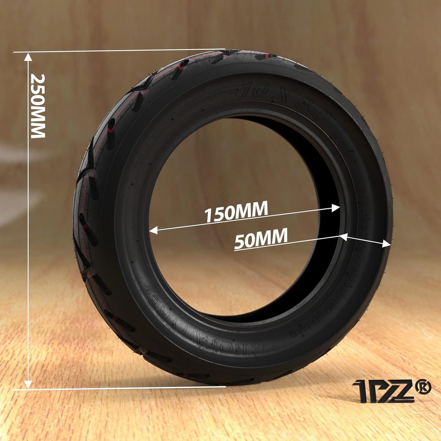 1PZ T10-IN3 10x3.0 255x80 Inner Tube & Tire Set Replacement for Kugoo M4 Pro 10 inch 80/65-6 Electric Scooter