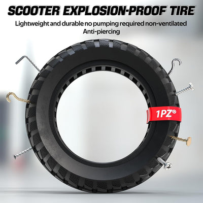 10x2.70-6.5 Solid Tire 70/65-6.5 Tire for Segway Max G30 G2 Gotrax G MAX Electric Scooter Wheels