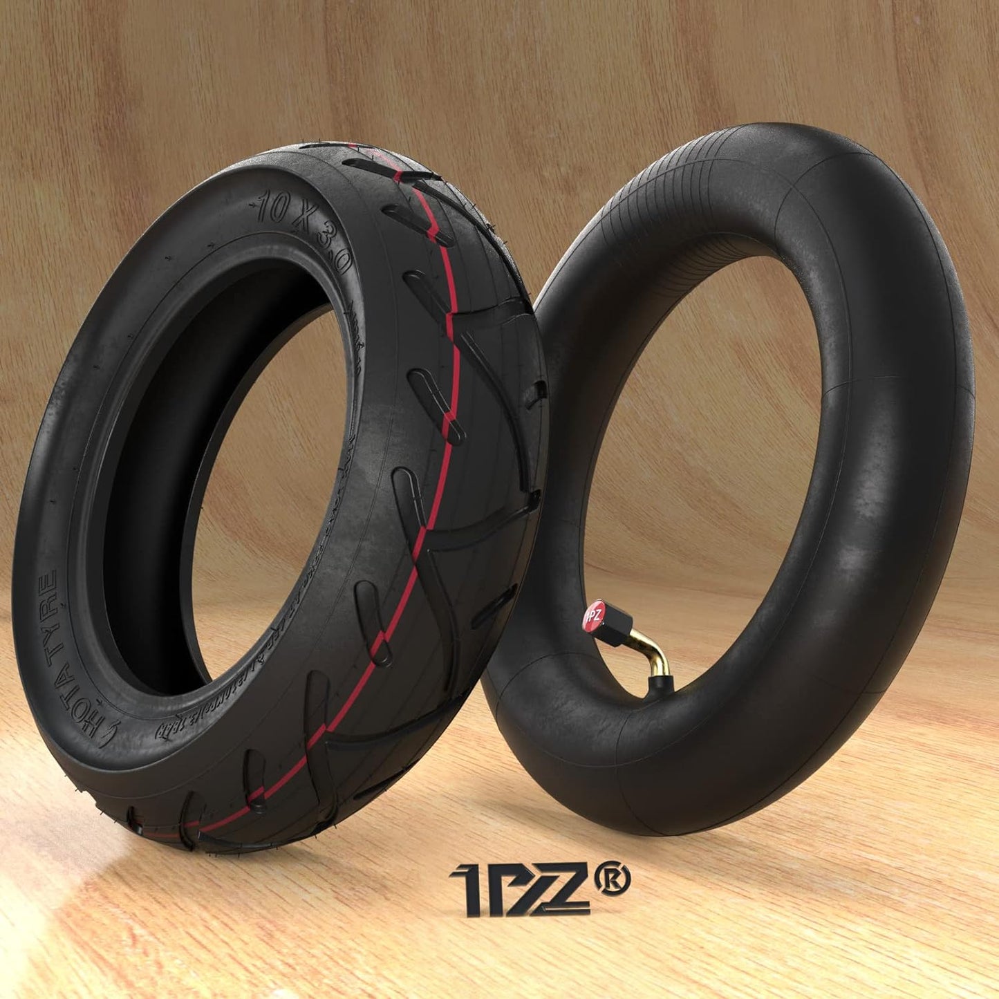 1PZ T10-IN3 10x3.0 255x80 Inner Tube & Tire Set Replacement for Kugoo M4 Pro 10 inch 80/65-6 Electric Scooter