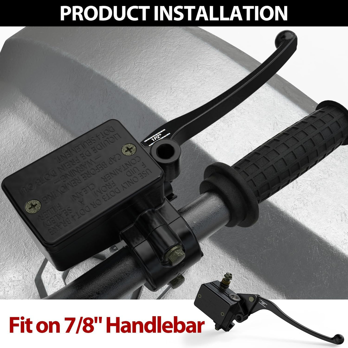 7/8" Brake Master Cylinder for Honda TRX250 TRX300 TRX350 TRX450 Fourtrax Rancher Foreman Rincon